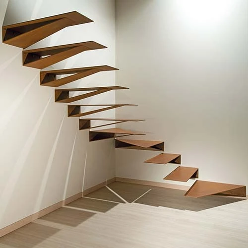 Weathering Steel outdoor staircase