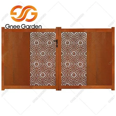 코르텐 스틸 가든 게이트