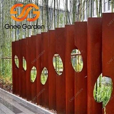 Corten Steel 레이저 컷 펜스 패널