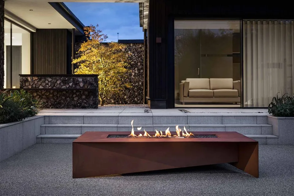 Corten 캠핑 화덕