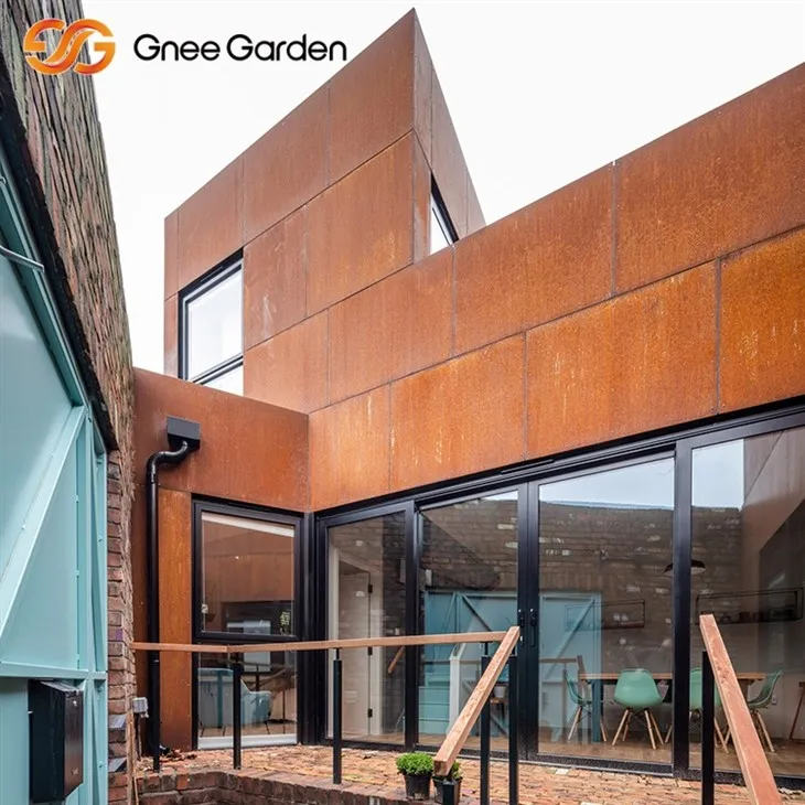 Corten Metal 패널 낮은 유지 보수 스타일