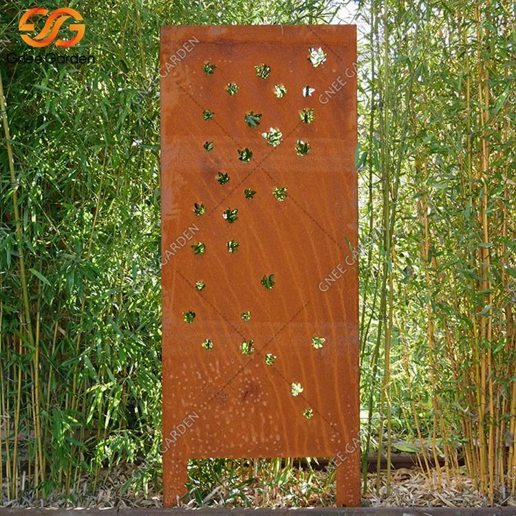 코르텐 아웃도어 장식용 스크린