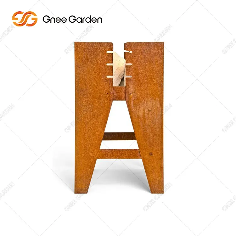 Corten Steel 바베큐 그릴 바베큐