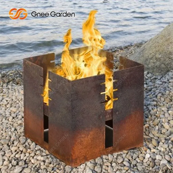 Corten Steel barbecue pit