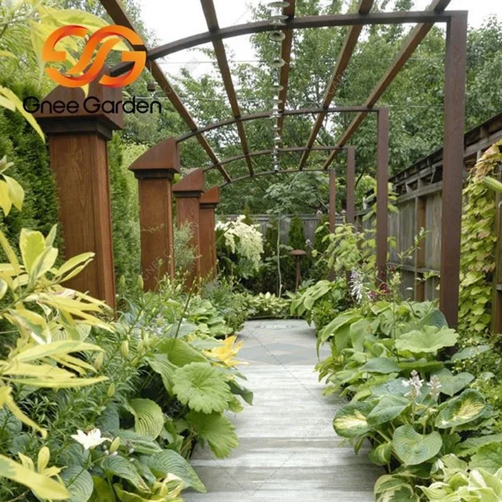 Corten Steel Metal roof gazebo