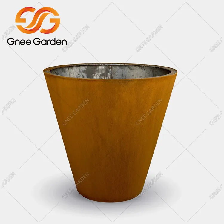 코르텐 스틸 야외 바베큐