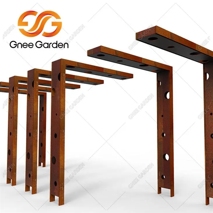 Corten Steel Gazebo Garden Room