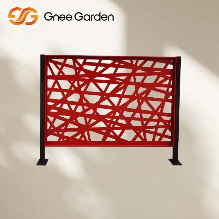 Corten Steel Red Laser-Cut 금속 패널