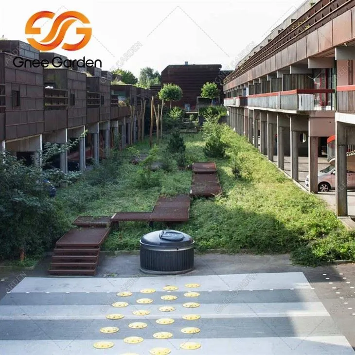 Corten Steel Stairs 4mm Thickness