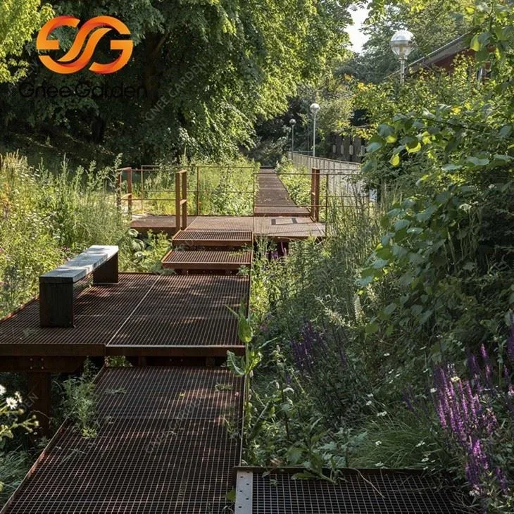 Corten Steel Stairs 4mm Thickness