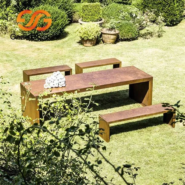 Corten Steel 거리 및 공원 가구