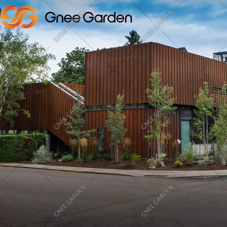 건물 외관을위한 코텐 스틸 벽