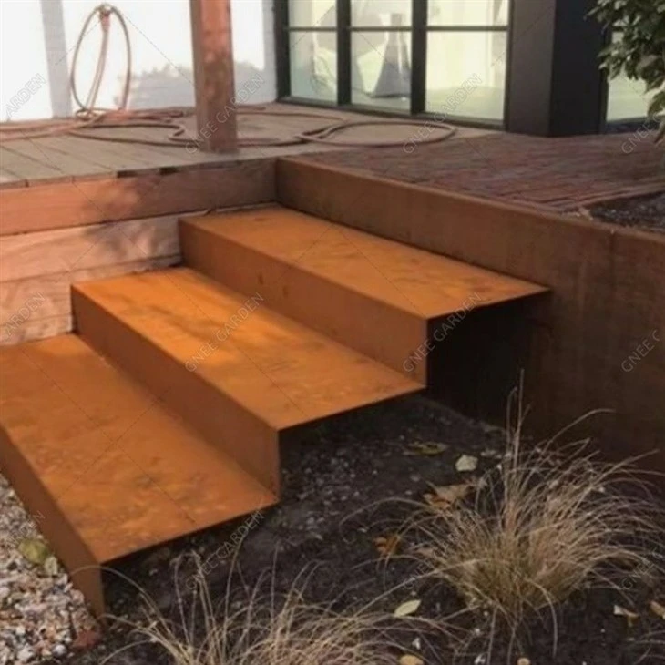 corten staircase
