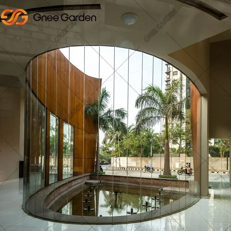 커튼 벽 코튼 장식 벽