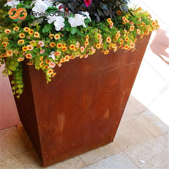 맞춤형 Corten 강철 화분