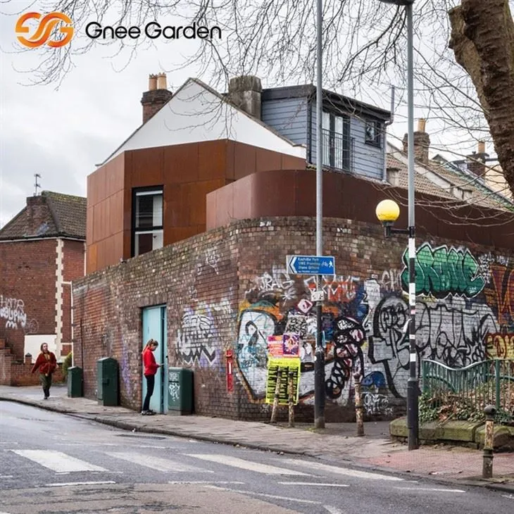 금속 클래딩 패널 Corten Rust Effect