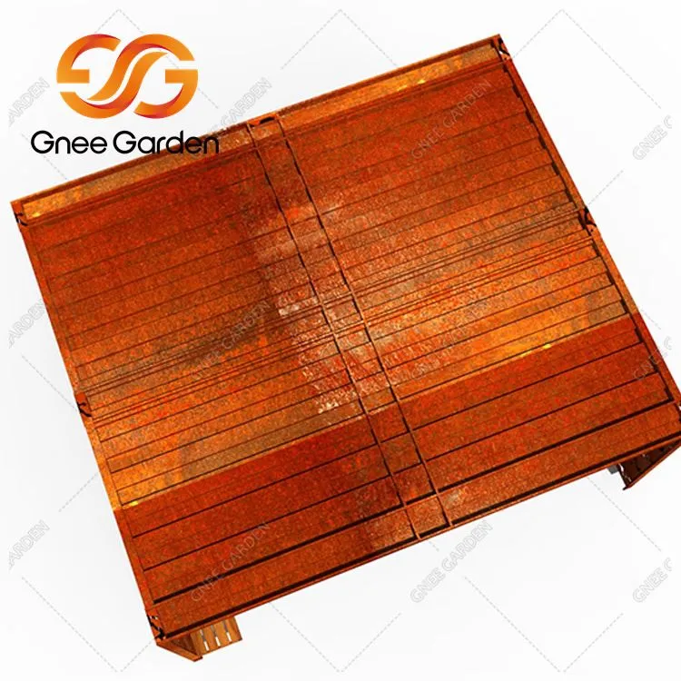 모던 메탈 가든 퍼걸러