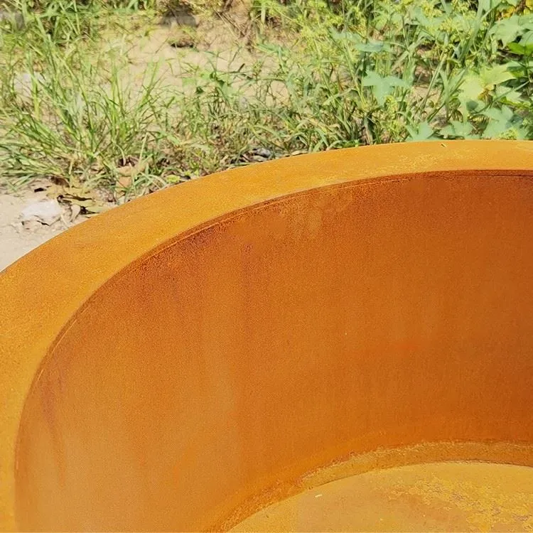 Outdoor Large Corten Steel Firepit