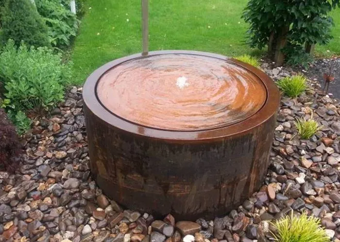 녹슨 강철 물 특징