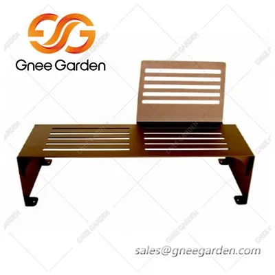 코르텐 정원 벤치