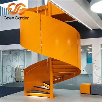 Corten 제기 녹슨 계단