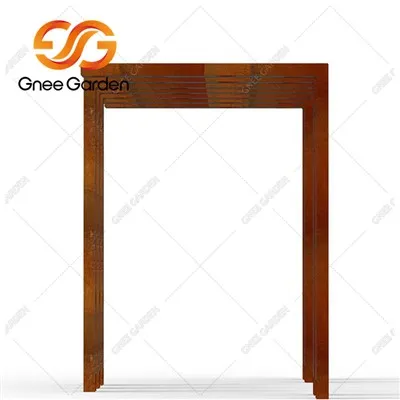 Corten Steel 파티오 가든 가제보