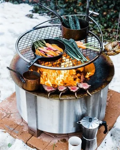 스테인레스 스틸 화재 구덩이