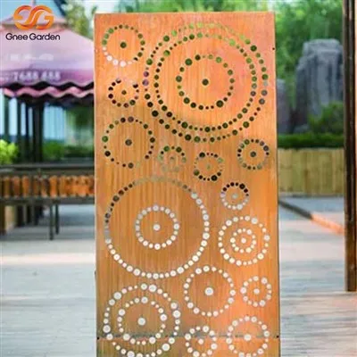 풍화 강철 스크린 패널