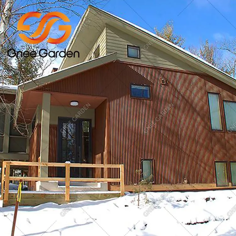 풍화 강철 녹슨 금속 지붕