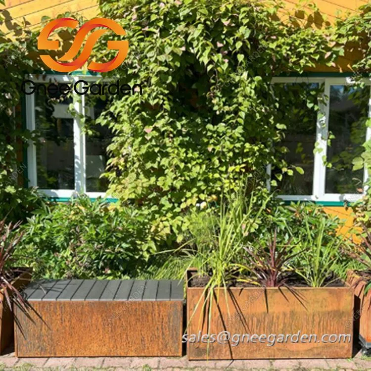 풍화 강철 거리 가구